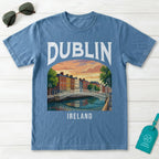 Dublin Vintage Travel Poster T-Shirt