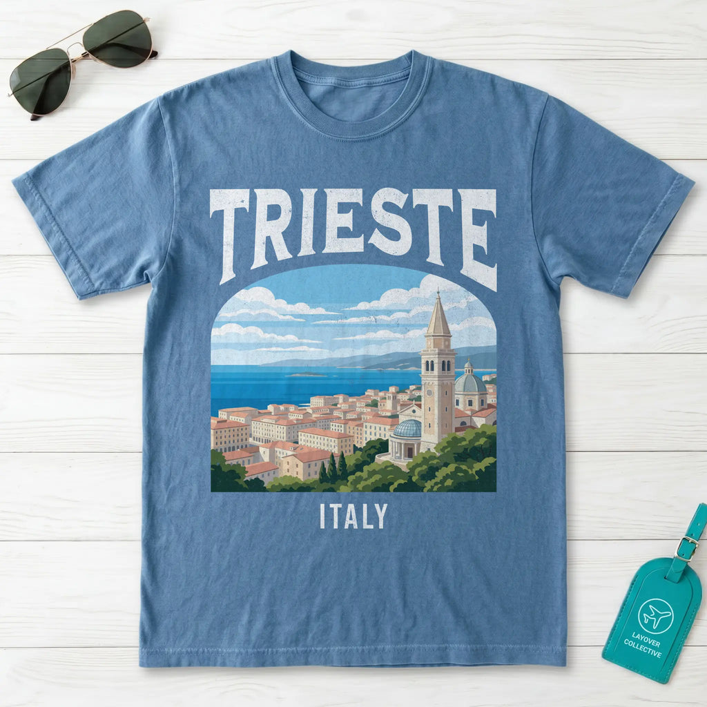 Trieste Italy Vintage Travel Poster T-Shirt