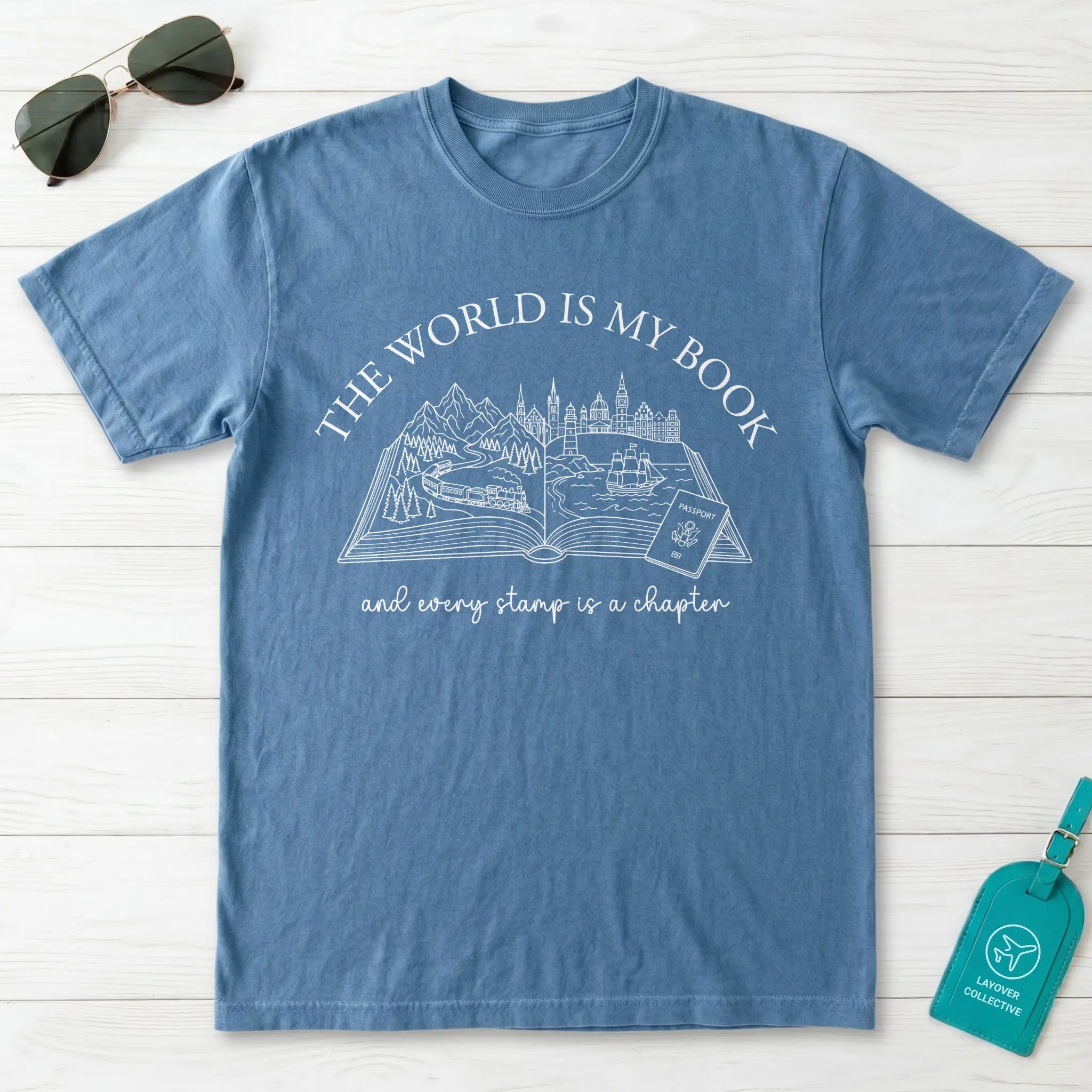 The World Is My Book T-Shirt