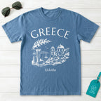 Greece Vintage Sketch T-Shirt