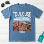 Toulouse France Vintage Travel Poster T-Shirt