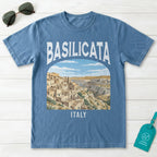 Basilicata Italy Vintage Travel Poster T-Shirt