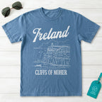 Ireland Cliffs of Moher Line Art T-Shirt