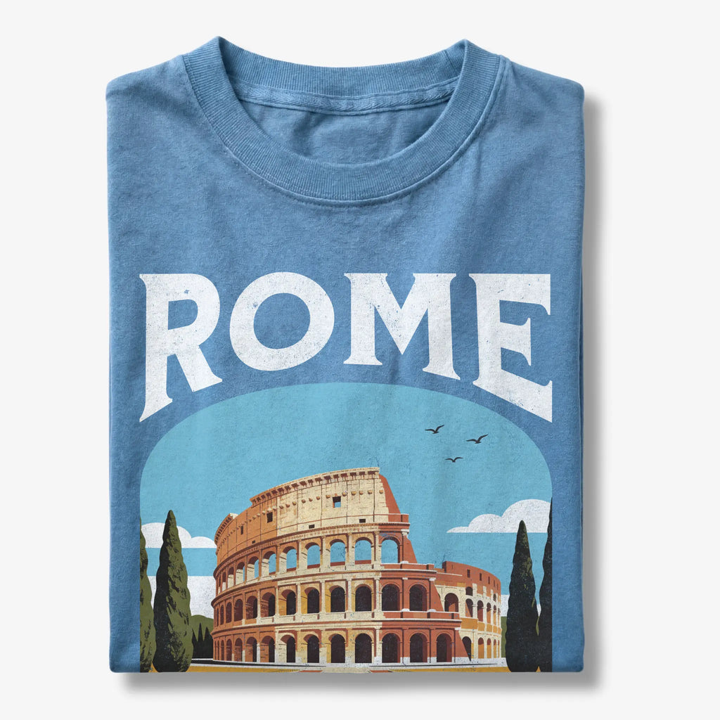 Rome Italy Vintage Travel Poster T-Shirt