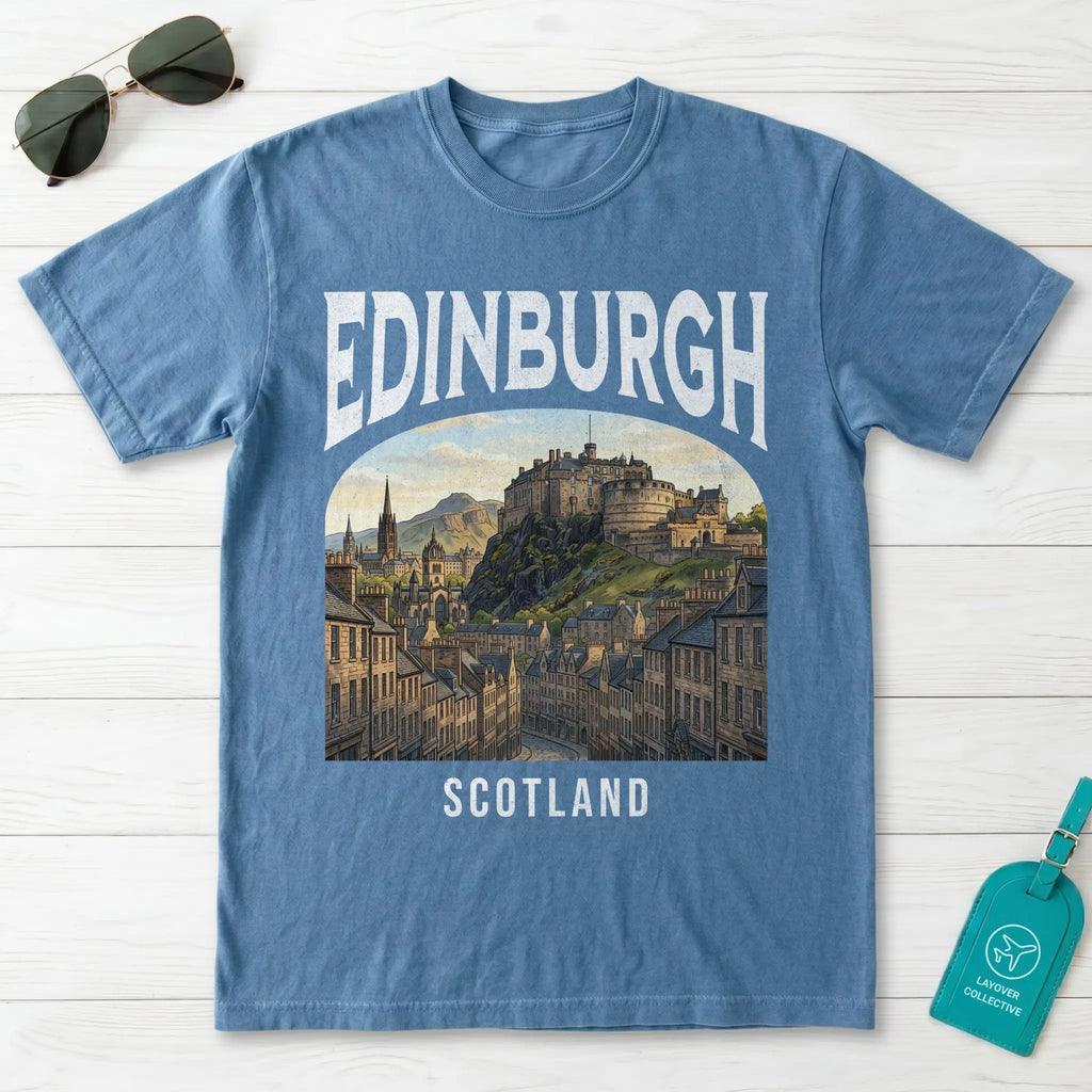 Edinburgh Vintage Poster Scotland T-Shirt
