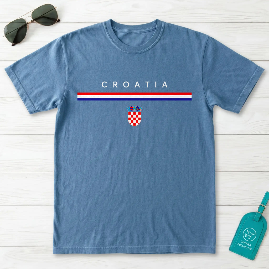 Croatia Flagline T-Shirt