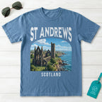 St Andrews Vintage Poster Scotland T-Shirt
