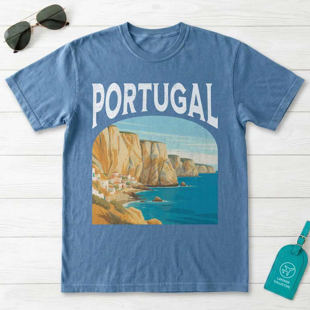 Portugal Vintage Travel Poster T-Shirt
