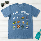 Greek Taverna Vocabulary T-Shirt