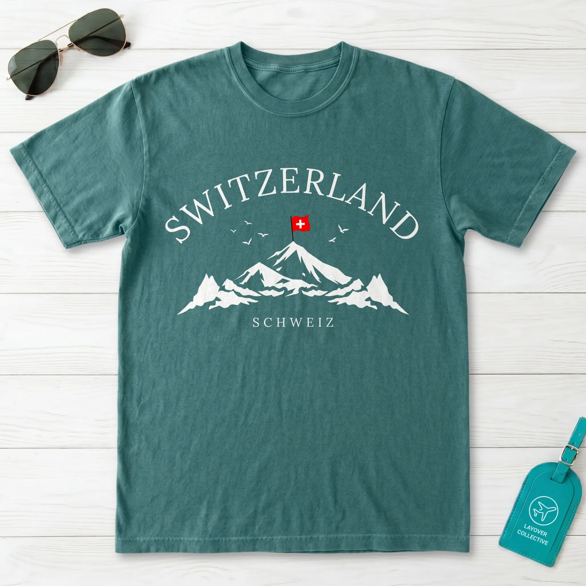 Switzerland Mountain Vista T-Shirt