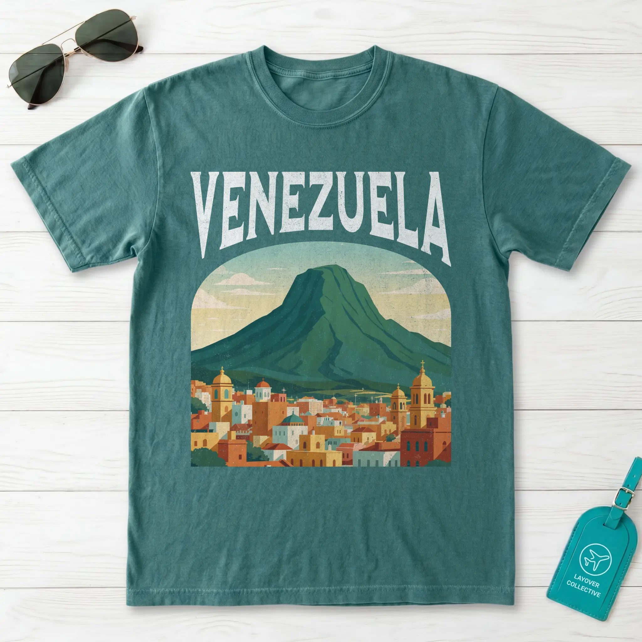 Venezuela Vintage Travel Poster T-Shirt