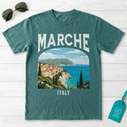 Marche Italy Vintage Travel Poster T-Shirt