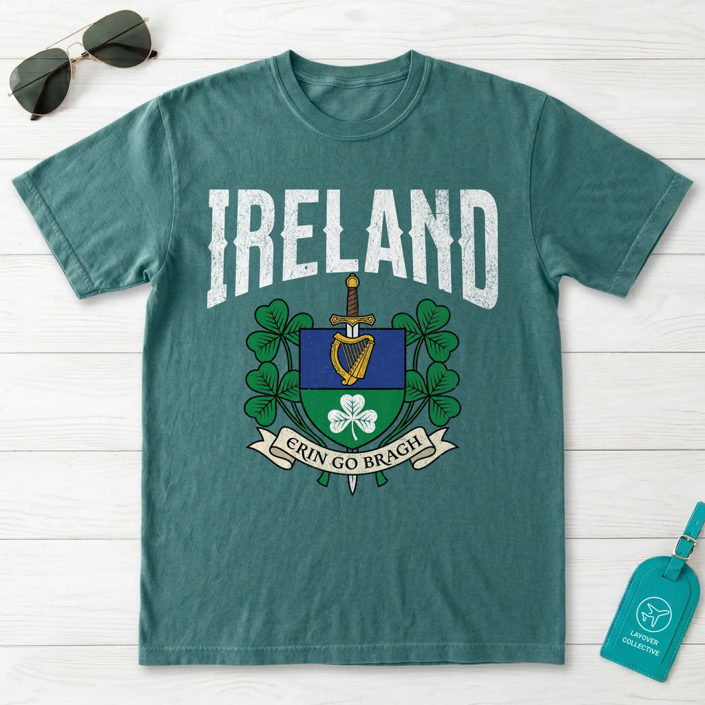 Ireland Erin Go Bragh Crest T-Shirt