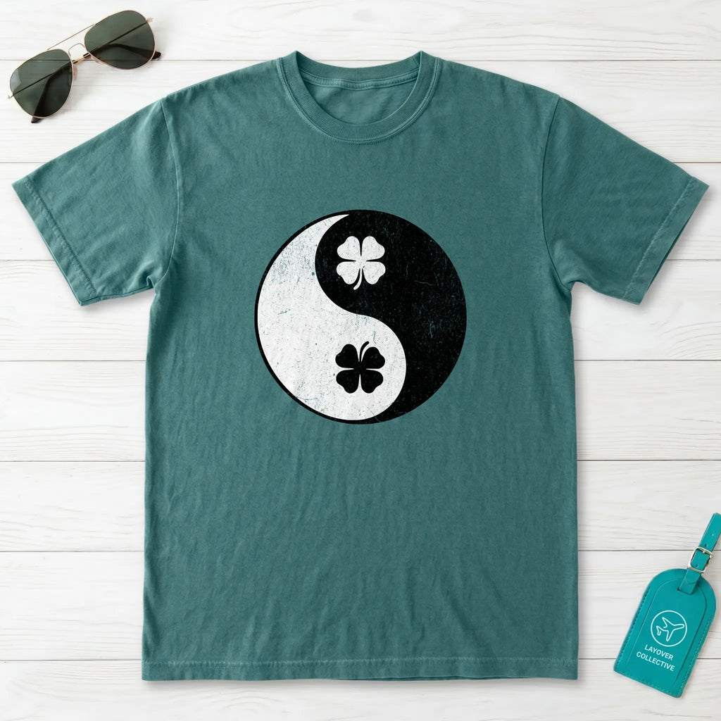 Yin Yang Shamrock T-Shirt