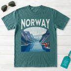 Norway Vintage Travel Poster T-Shirt