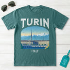 Turin taly Vintage Travel Poster T-Shirt