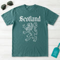 Scotland Lion Rampant Gothic Script T-Shirt