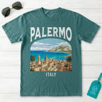 Palermo Italy Vintage Travel Poster T-Shirt