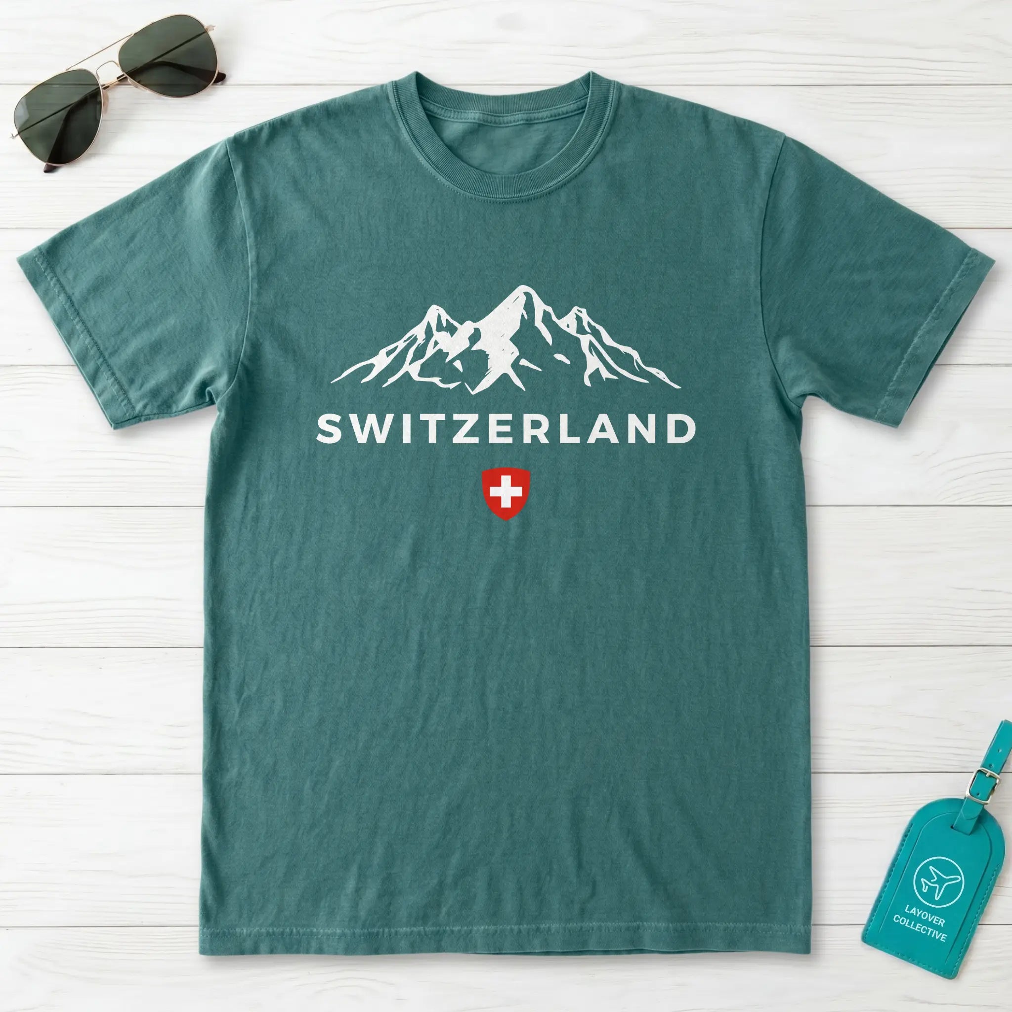 Switzerland Alpine Crest T-Shirt