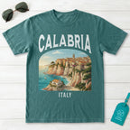 Calabria Italy Vintage Travel Poster T-Shirt