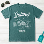 Galway Ireland Line Art T-Shirt