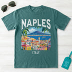 Naples Italy Vintage Travel Poster T-Shirt