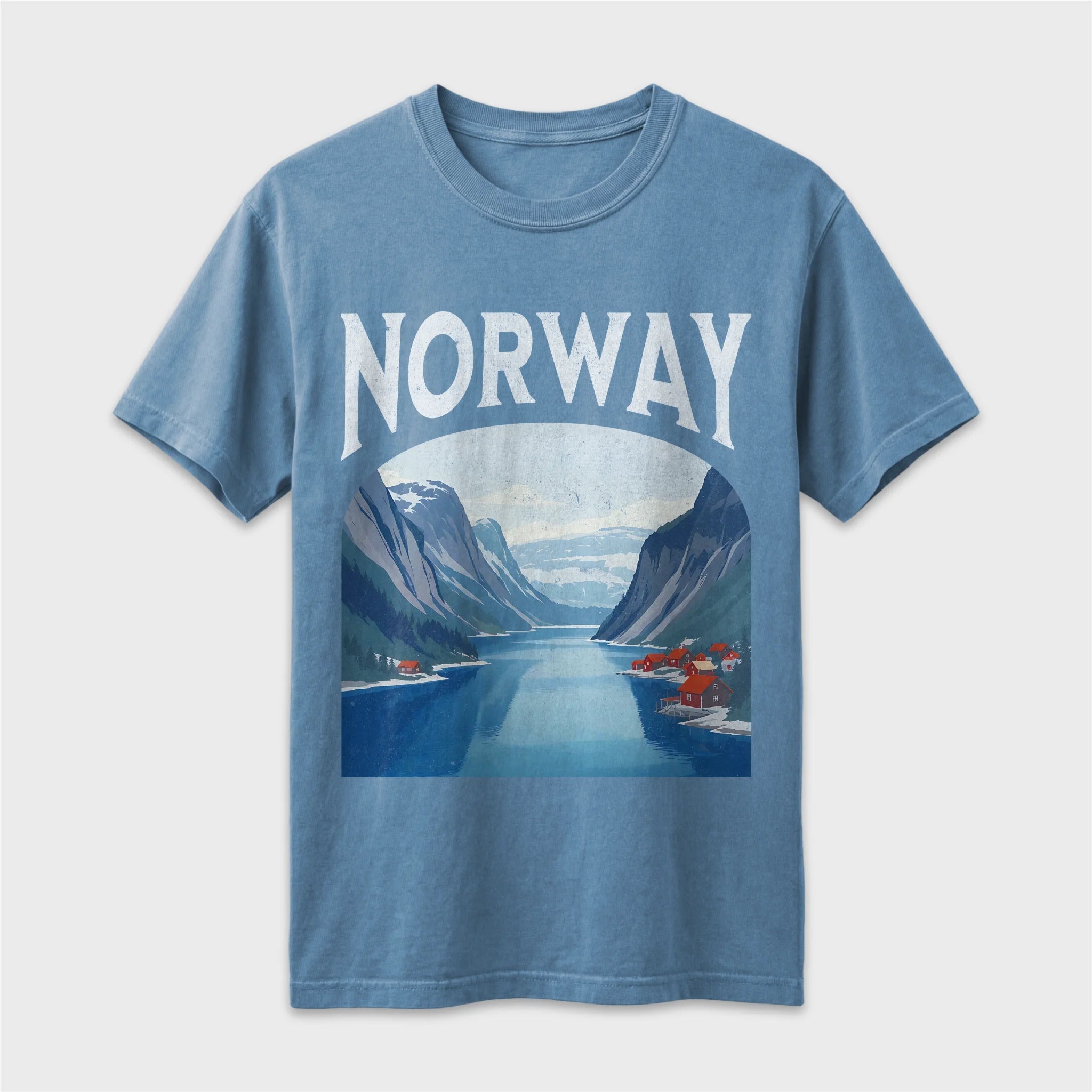 Norway Vintage Travel Poster T-Shirt