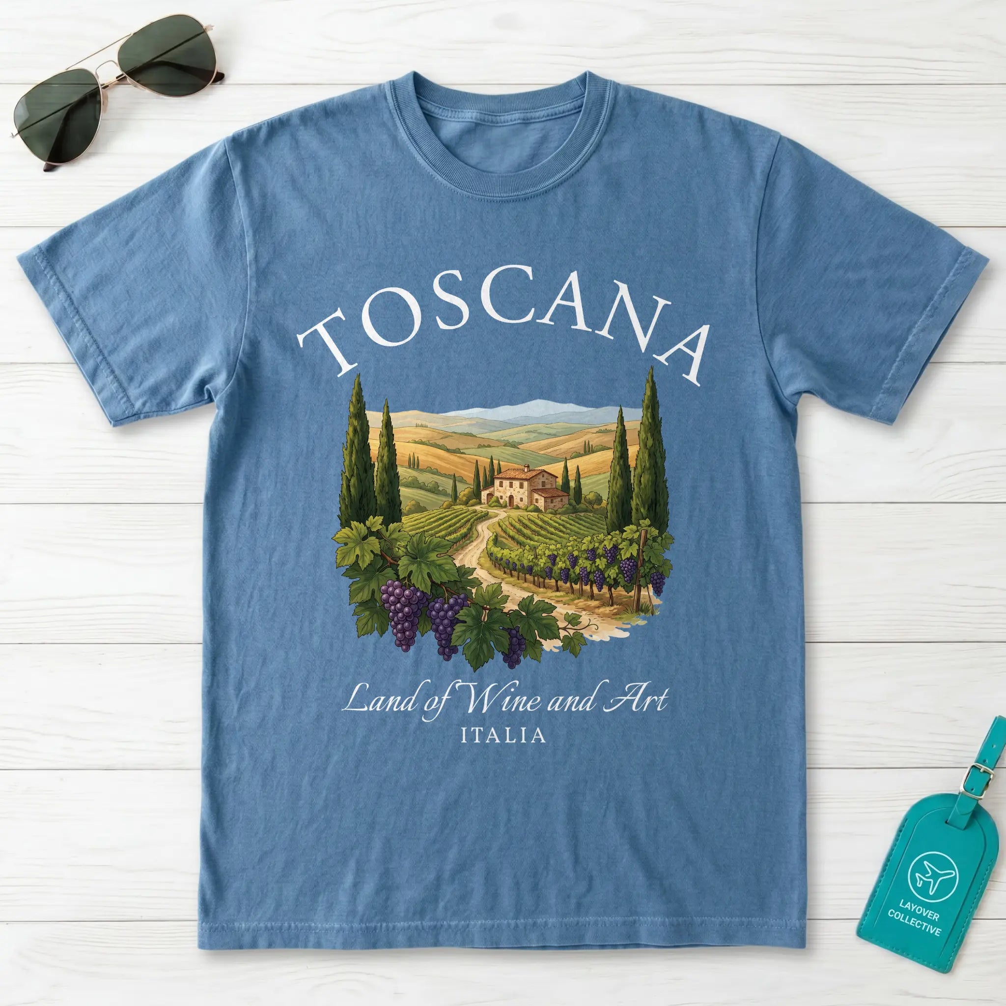 Toscana Italia Vineyard T-Shirt