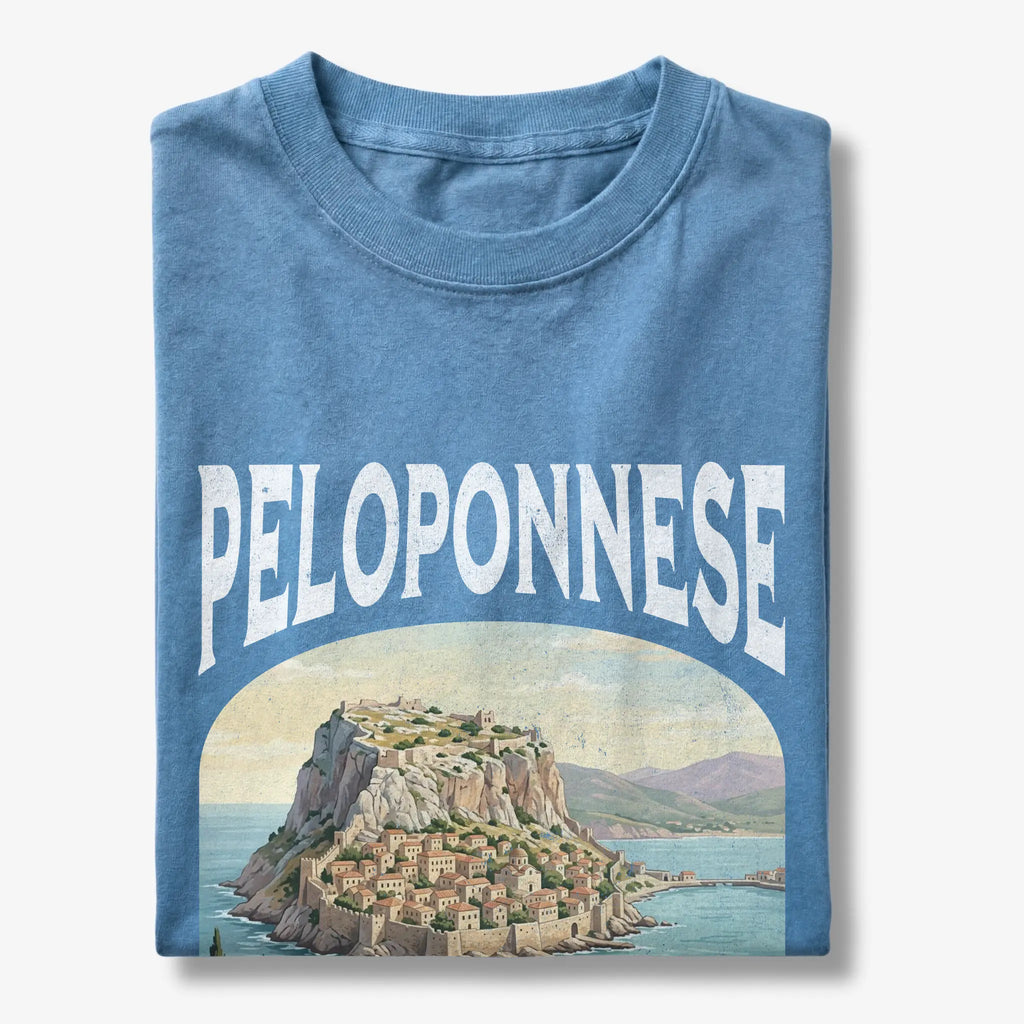 Peloponnese Greece Vintage Travel Poster T-Shirt