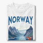 Norway Vintage Travel Poster T-Shirt