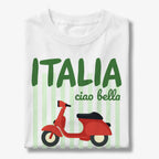 Italia Ciao Bella Vespa Scooter Italy Graphic T-Shirt
