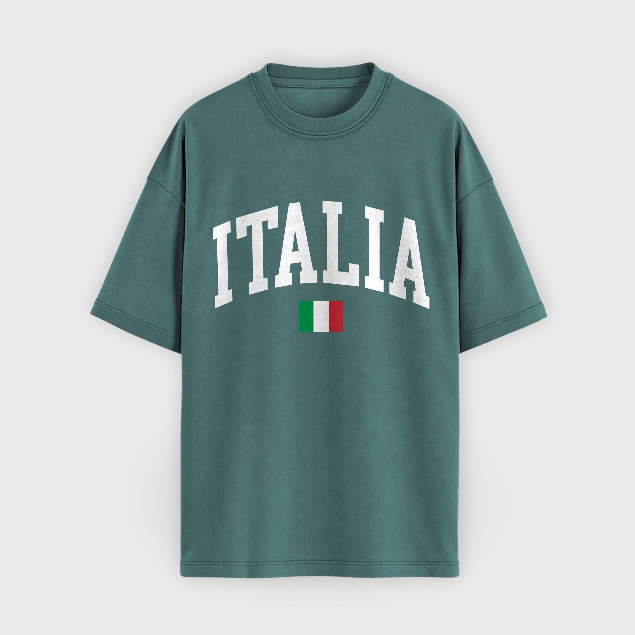 Italia Collegiate Flag T-Shirt