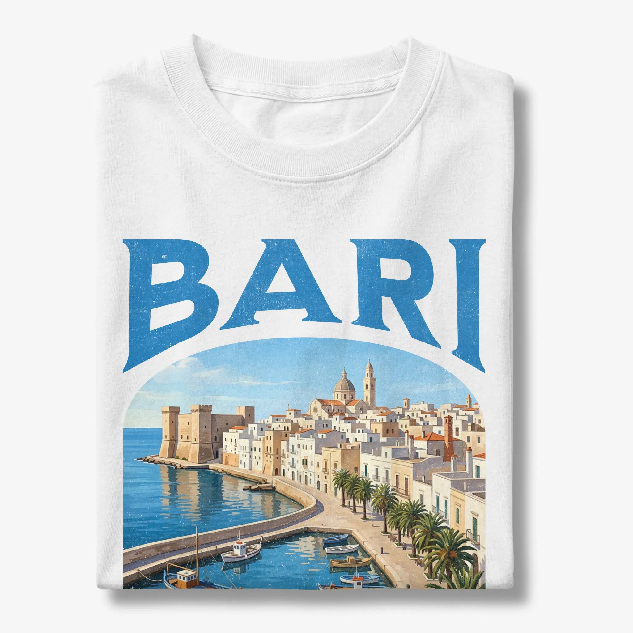 Bari Italy Vintage Travel Poster T-Shirt