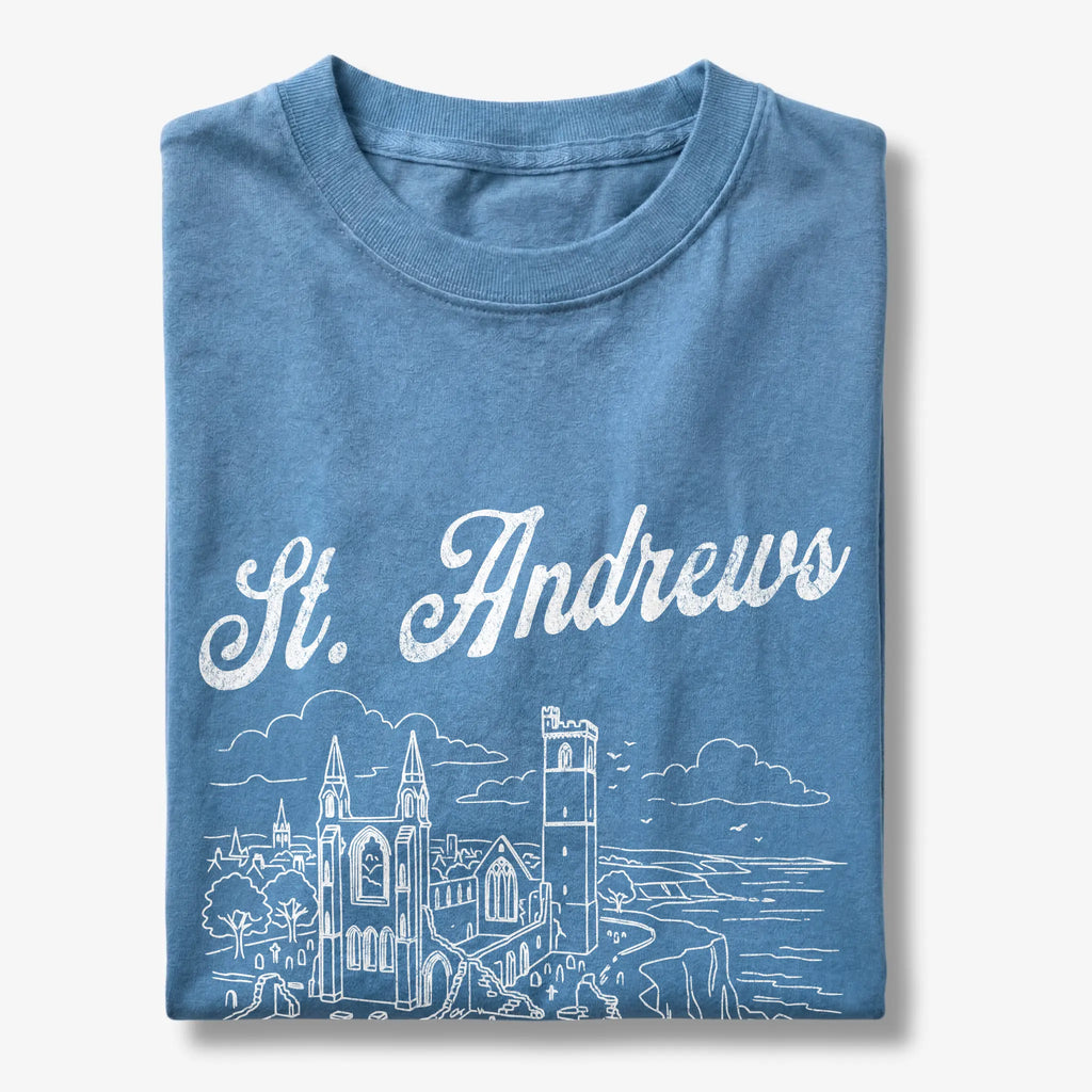St. Andrews Scotland Line Art T-Shirt