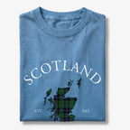 Scotland Tartan Map T-Shirt