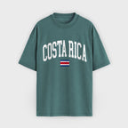 Costa Rica Collegiate Flag T-Shirt