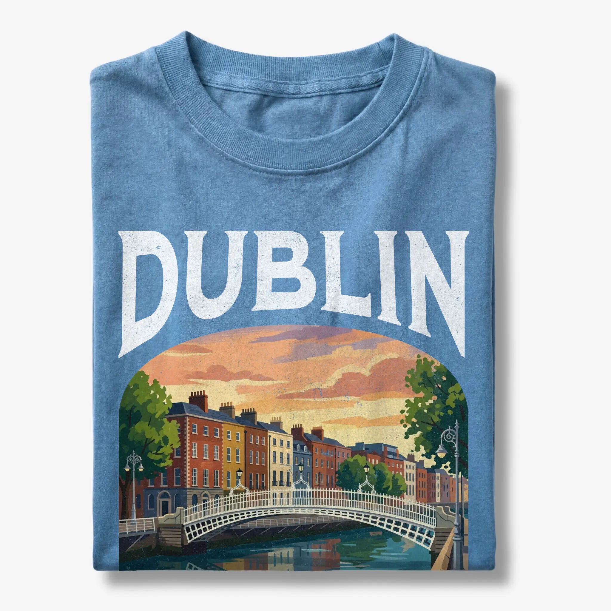 Dublin Vintage Travel Poster T-Shirt