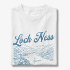 Loch Ness Scotland Line Art T-Shirt