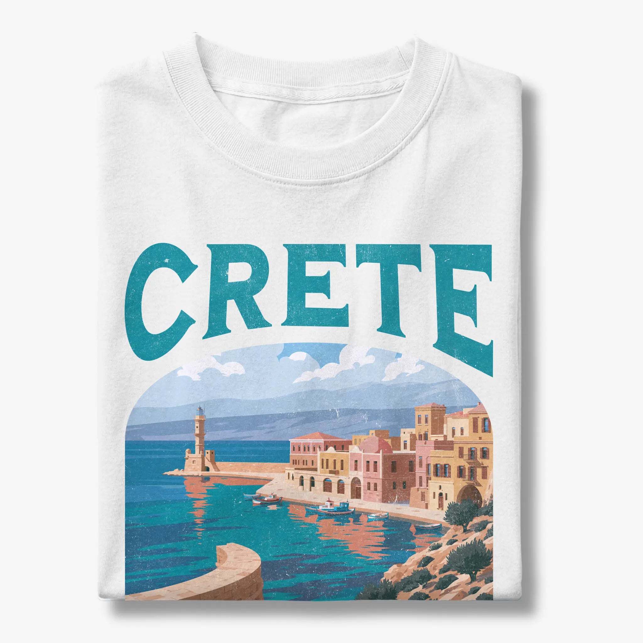 Crete Greece Vintage Travel Poster T-Shirt