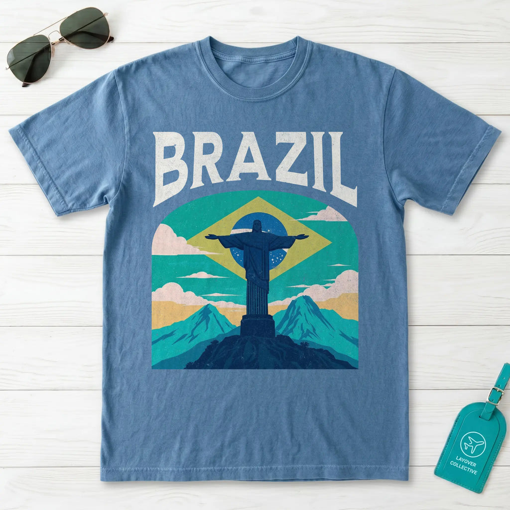 Brazil Vintage Travel Poster T-Shirt