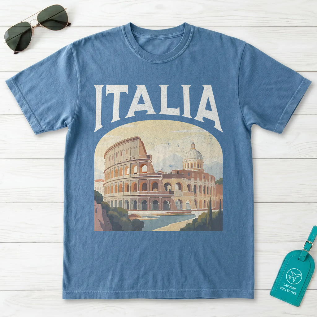 Italia Vintage Travel Poster T-Shirt