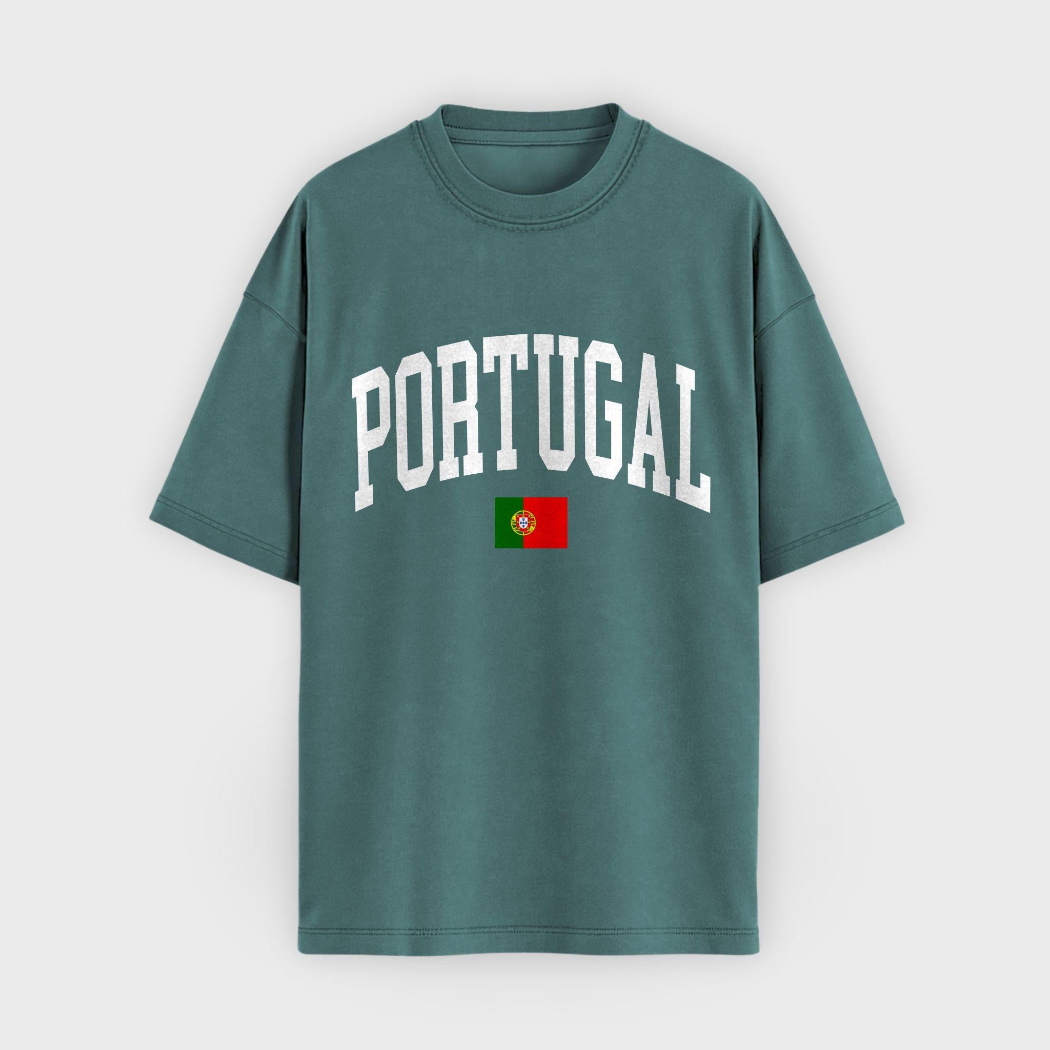 Portugal Collegiate Flag T-Shirt