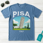 Pisa Italy Vintage Travel Poster T-Shirt
