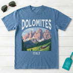 The Dolomites Italy Vintage Travel Poster T-Shirt