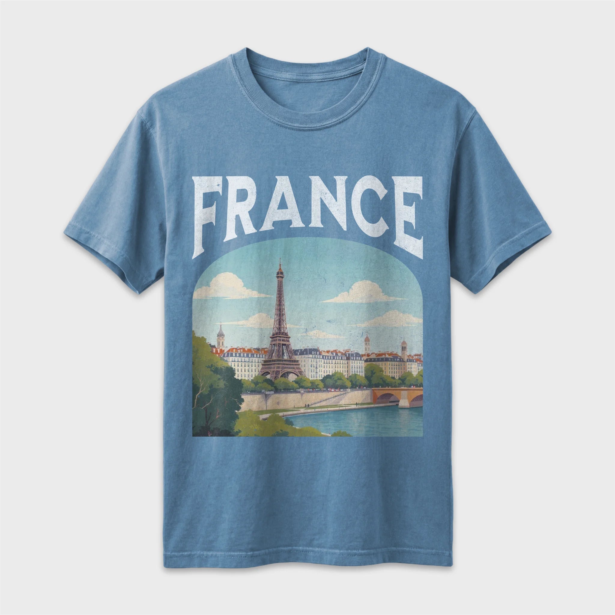 France Vintage Travel Poster T-Shirt