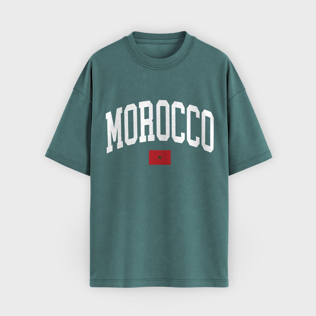Morocco Collegiate Flag T-Shirt