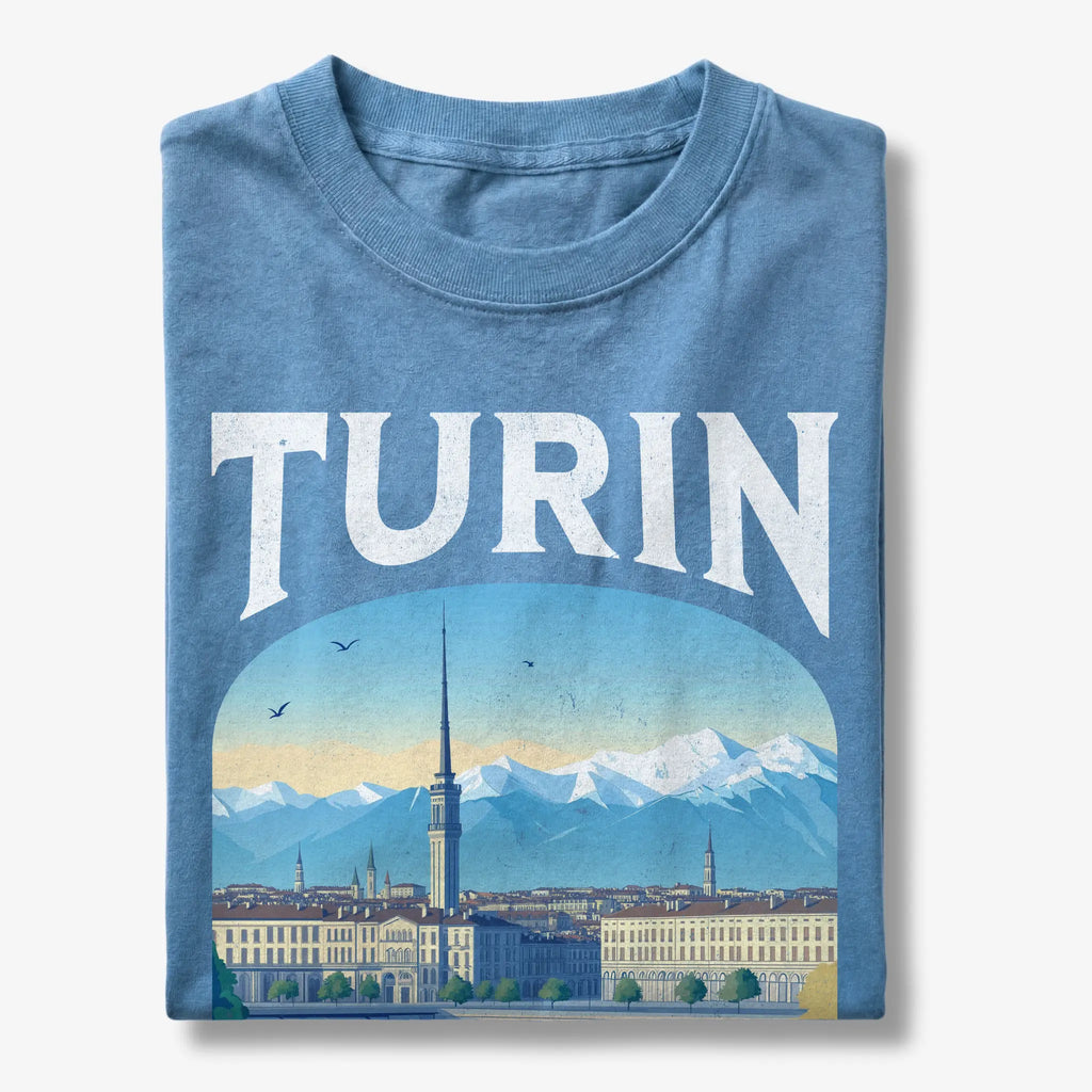 Turin taly Vintage Travel Poster T-Shirt
