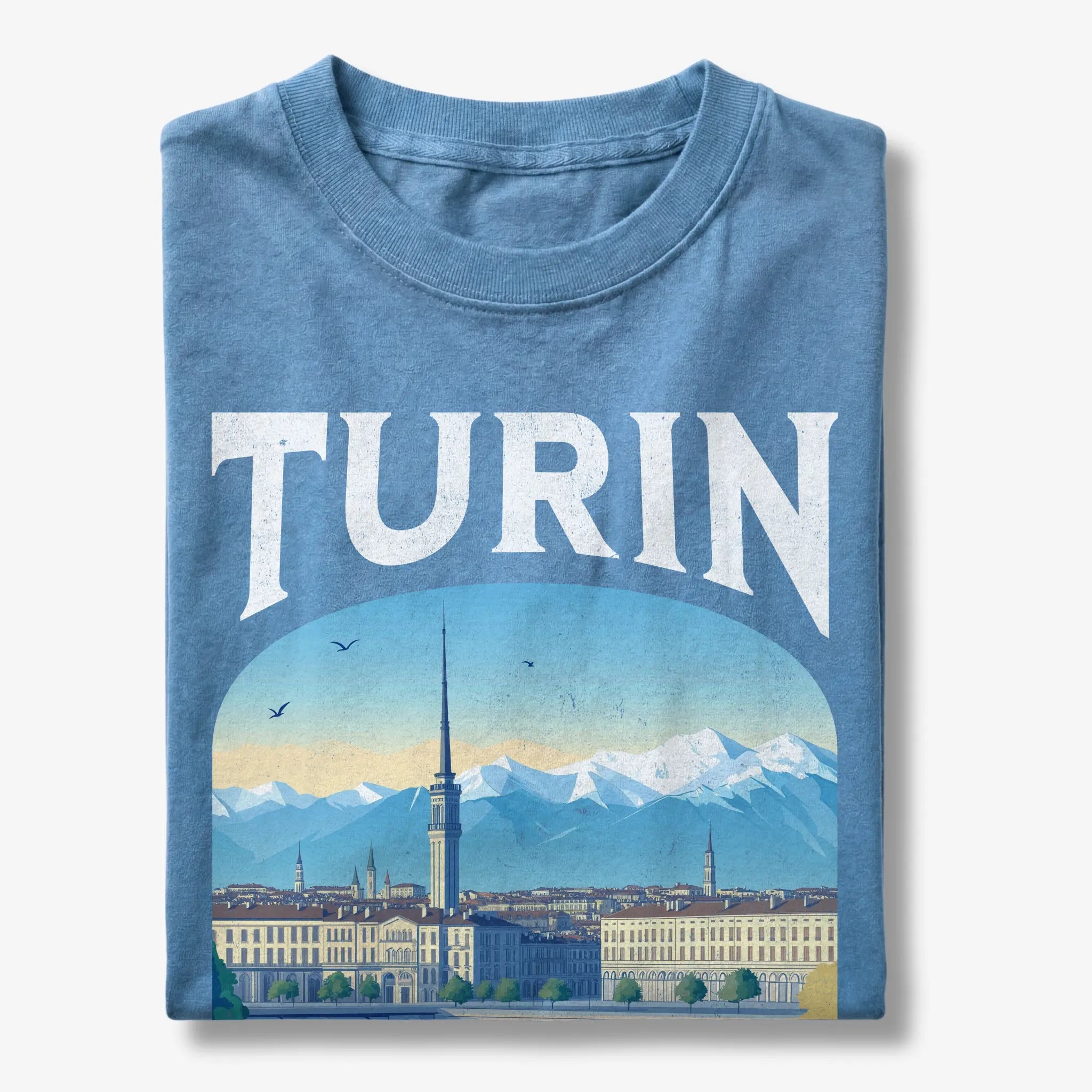 Turin taly Vintage Travel Poster T-Shirt