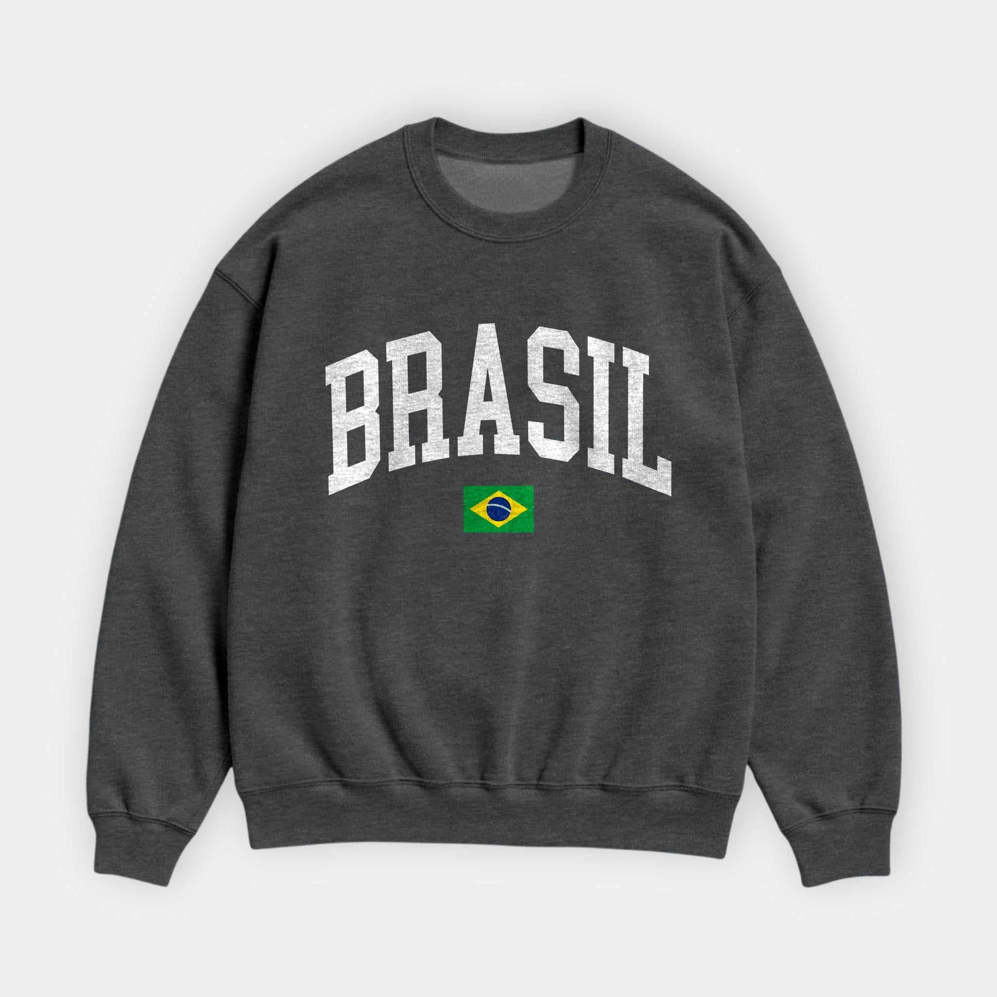 Brasil Collegiate Flag Sweatshirt