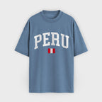 Peru Collegiate Flag T-Shirt